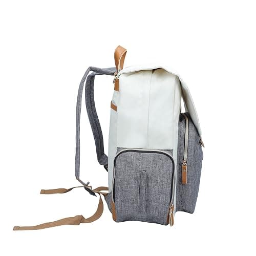 Ramhorn Diaper Bag Multifunction Travel Backpacks for Mom with Insulated Pockets and Laptop Compartment - Grey thumbnail 9