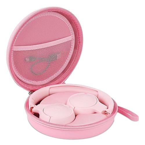 STUKCAZE Headphone Case for JBL Tune 510BT 520BT, Hard Portable Headphone Carrying Case, Over Ear Headphone Storage Protective Case(Pink) - Image 1