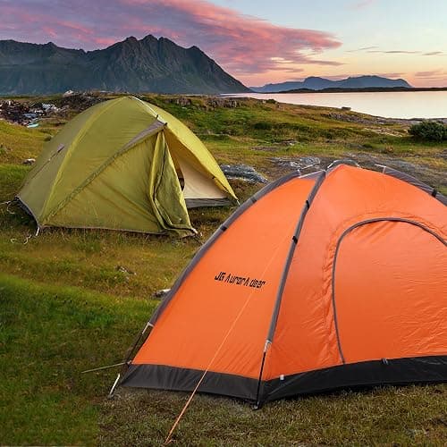 2 Person Camping Tent 4 Person Tents for Camping Windproof Tents for Camping Hiking Backpacking Traveling 2/3/4 Family People Tents for Camping Portable Tent with Carry Bag thumbnail 9