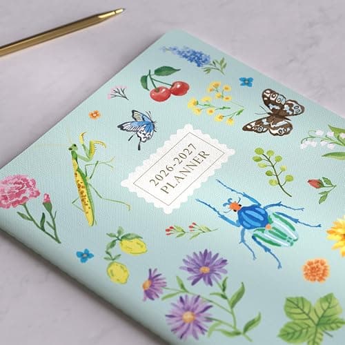 Jotsome Monthly Planner 2026-2027, 18 Months Academic Planner, 7"x 8.75" | July 2026 to December 2027, Stitched Binding, Soft Cover, Academic Planner for Office and Home Plan, Flower thumbnail 7