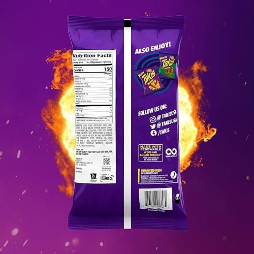 Takis Blue Heat Rolled Tortilla Chips, 14 ct, 9.9 oz Case thumbnail 2