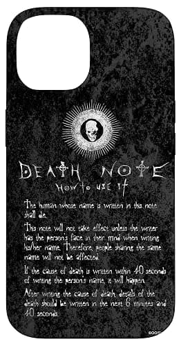 Death Note How to Use It Case for iPhone 14 - Image 1