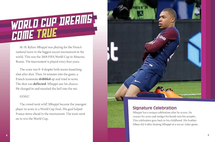 Kylian Mbappé: Soccer Icon (Sports Illustrated Kids Stars of Sports) thumbnail 3