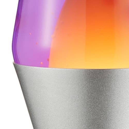 Lava Lamp 2125, Yellow Wax, Purple Liquid, Silver Base and Cap, Original 14.5 inch LAVA Motion Lamp to Illuminate Your Mood thumbnail 5