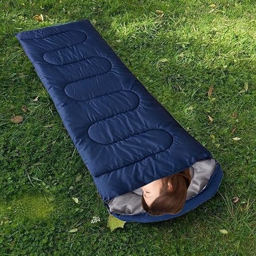 Sleeping Bags For Adults, Camping Sleeping Bag Warm Sleeping Bag Lightweight Waterproof Single Sleeping Bag Survival Sleeping Bag For Camping Hiking Backpacking Outdoor & Indoor Activities180cm X 75cm thumbnail 3