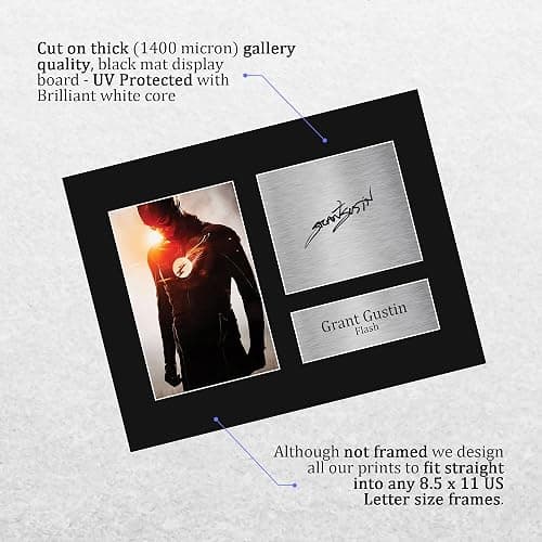 HWC Trading Grant Gustin Flash Gifts USL Printed Signed Autograph Picture for TV Show Fans - US Letter Size thumbnail 3