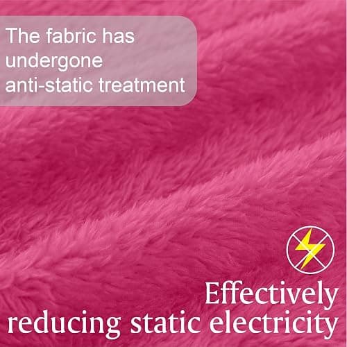 Inner Wish Womens Plush Fleece Robe, Cozy Warm Bathrobe Fuzzy Female Spa Robe With Pockets thumbnail 7