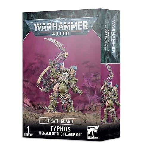 Games Workshop 99120102076" Typhus: Herald of The Plague God Miniature, Black for 12 years to 99 years - Image 1