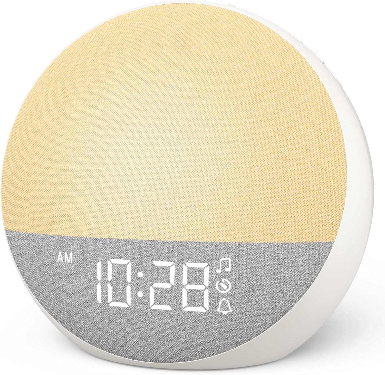 Sunrise Alarm Clock with White Noise Machine, 11-Color Light for Bedrooms - Image 1