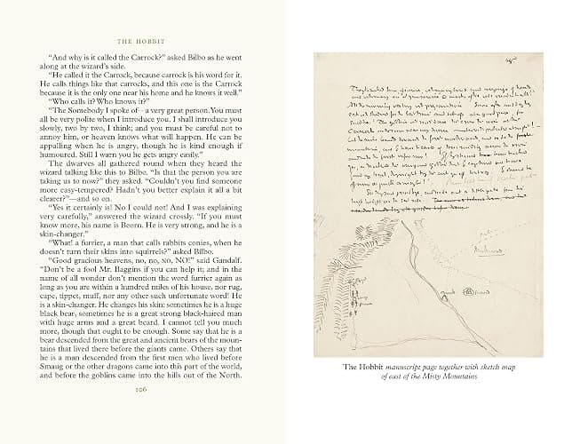 The Hobbit Illustrated by the Author: A Special Edition of the Fantasy Classic Featuring Sprayed Edges (Tolkien Illustrated Editions) thumbnail 4
