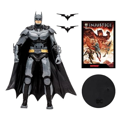 McFarlane Toys - DC Direct Gaming 7IN Figure with Comic - Injustice 2 WV1 - Batman thumbnail 9