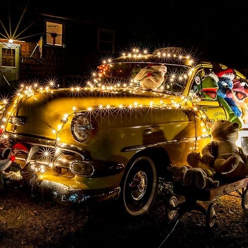 Clear Christmas String Lights 100 Count 25 Feet Incandescent Bulb Mini Lights for Indoor Xmas Tree Garland Birthday Wedding Party Festival Decoration, Green Wire thumbnail 2