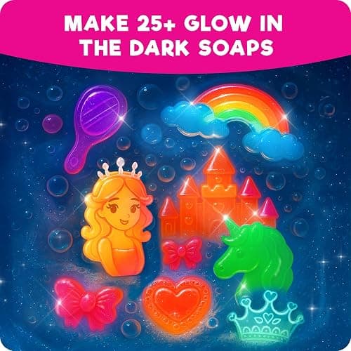 Doctor Jupiter Princess Super Soaps - Soap Making Kit for Kids Ages 4+ | Science Kit for Kids 4-5-6–7-8-12 Year Olds | Birthday Gift Ideas for Girls, Unicorn Toys, Summer Activities thumbnail 3