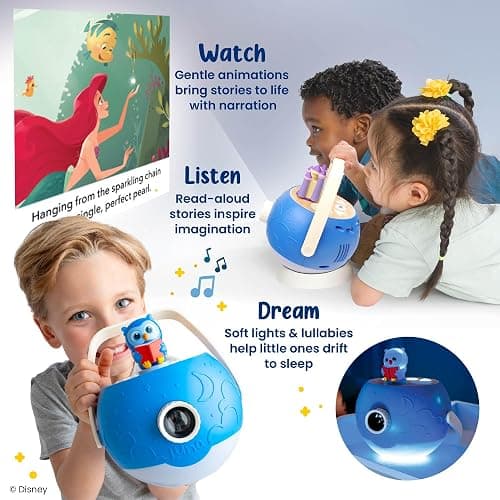 LUNA STORYTIME Disney Princess Friendship Collection Character – Projects 8 Stories, Over 30 Minutes of Visual and Audio Content | Gift and Toy for Kids Ages 3+ thumbnail 5
