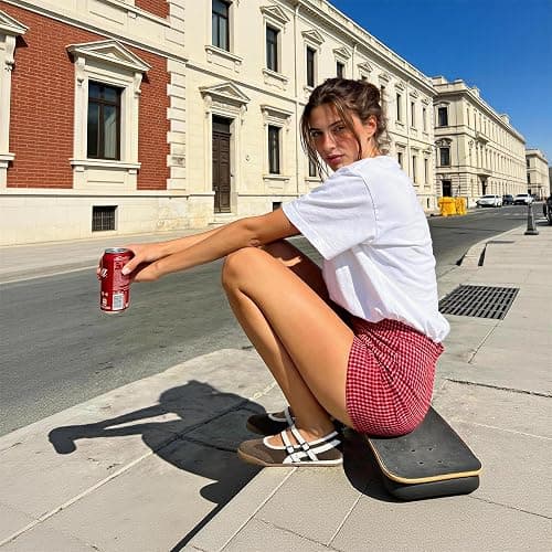 Tigeridea Mary Jane Sneakers Two Strap Rounded Toe Ballet Flats for Women | Mary Jane Shoes, Sneakerina Flats, Shopping and Walking Shoes for Mordern Women, Student, Mom and Office Lady. thumbnail 2