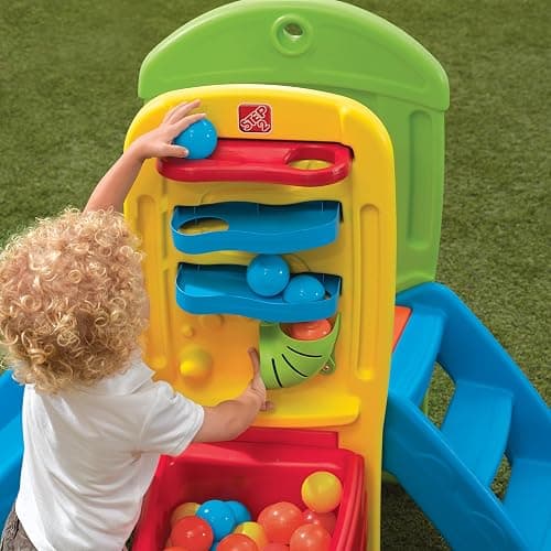Step2 Play Ball Fun Climber, Kids Outdoor/Indoor Playset, Backyard Playground Set, Slide, Ladder, Ball Drop Maze, Outside Jungle Gym, For Toddlers 1.5+ Years Old thumbnail 6