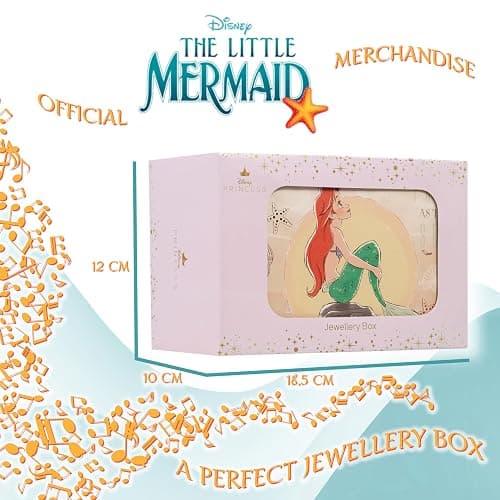 Disney Encanto Musical Jewellery Box for Girls Princess Frozen Storage Box with Spinning Mirabel The Little Mermaid Ariel Elsa Music Box, Gifts for Girls thumbnail 6