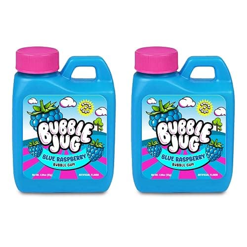 Bubble Jug | Blue Raspberry Bubble Gum | 90s Candy | Shake N' Chug Gum | Brought To You By Iconic Candy (2 Pcs) - Image 1