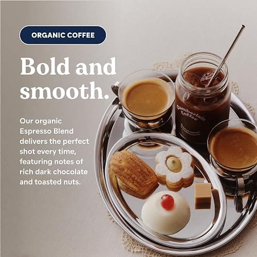 Chamberlain Coffee Organic Espresso Dark Roast Coffee Blend - Ground - Smooth & Balanced w/Dark Chocolate, Roasted Peanuts, Sweet Caramel Notes, Perfect for Everyday Moments - 10 oz thumbnail 3
