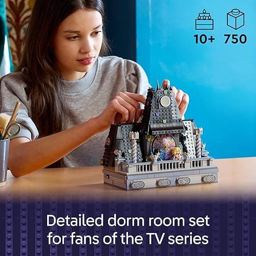 LEGO Wednesday & Enid's Dorm Room Playset - Building Toy for Pretend Play with 4 Minifigures - Wednesday Addams Doll for Kids, Girls & Boys, Ages 10+ - Gift Idea for Birthday - 76781 thumbnail 2