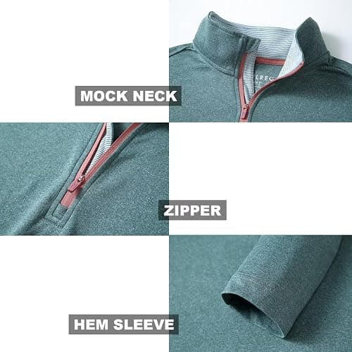 M MAELREG 1/4 Zip Pullover Mens Sweatshirt thumbnail 4