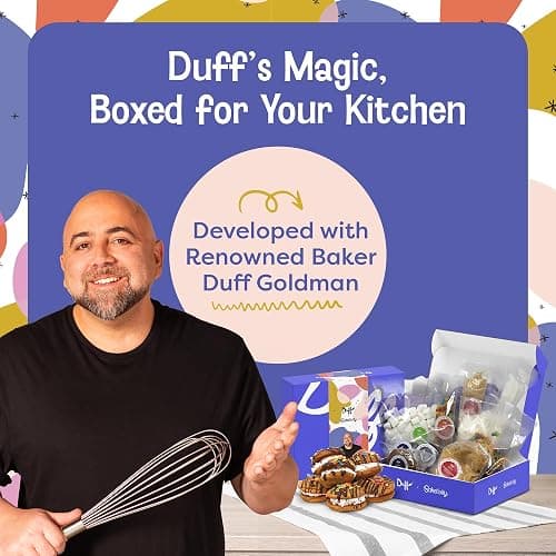 Baketivity x Duff Goldman S'mores Sandwich Cookies Baking Kit for Kids | Baking Set with Pre-Measured Ingredients, Decorating Supplies, and STEM Activities for Girls and Boys Ages 6-12 thumbnail 5