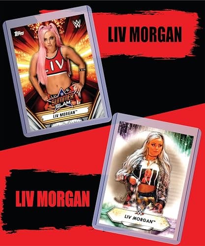 Liv Morgan (5) Assorted Wrestling Cards Gift Pack thumbnail 3