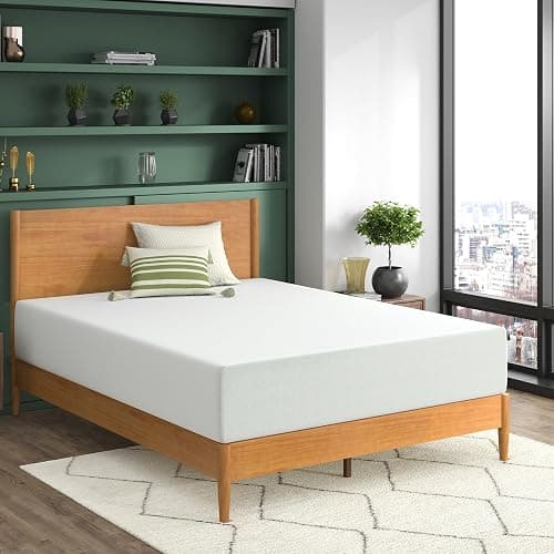 Zinus 12 Inch Green Tea Memory Foam Mattress, Queen, Fiberglass Free, Patented Custom Contour Support, Sturdy Base Foam, CertiPUR-US Certified, Mattress in A Box, White thumbnail 8