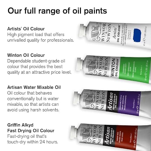 Winsor & Newton Winton Oil Color Paint, Basic Set, 10 x 21ml Tubes thumbnail 10
