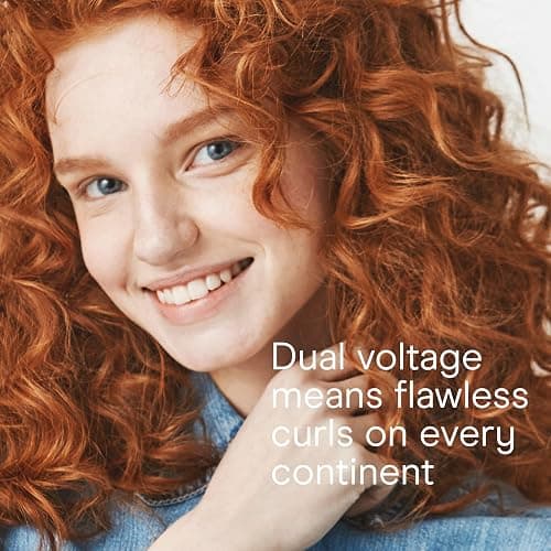 Conair Double Ceramic Long Barrel 1-Inch Curling Iron, Extra-Long Barrel Creates Classic Curls to Loose Waves, Hair Curler for Use on Most Hair Lengths, White/Rose Gold thumbnail 6