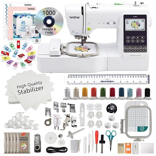 Brother SE700 Embroidery & Sewing Machine with Starter Bundle - Image 1