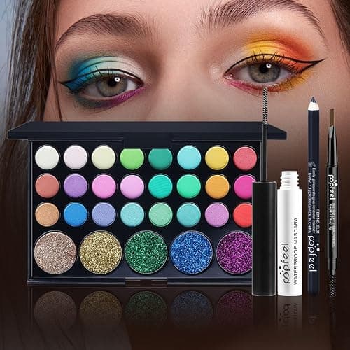 Melearch Makeup Set Box, Festival Surprise Assortment Gift with Professional Makeup Products, Cosmetics Set Party Favors for Women Girls Teenager, Vegan & Cruelty-Free, Set D thumbnail 3