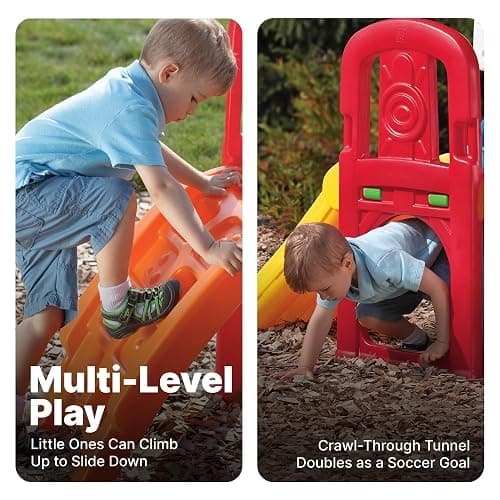 Step2 Game Time Sports Climber, Kids Indoor/Outdoor Playset, Backyard Playground Set, Slide, Climbing Wall, Basketball Hoop, Outside Jungle Gym, For Toddlers 2-6 Years Old thumbnail 6