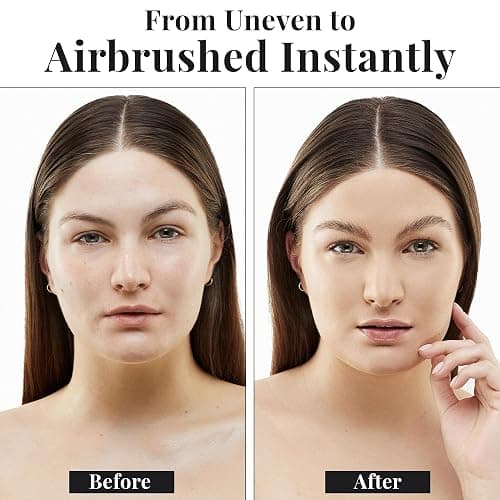 Jerome Alexander Magic Minerals Airbrush Foundation 2pc Set - Fair | Includes Kabuki brush, fine mist spray application, buildable coverage for mature skin, anti-aging for radiant skin thumbnail 4