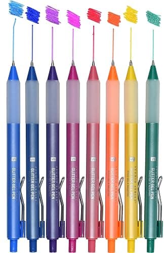 Studio Series Glitter Gel Pens (Set of 8) thumbnail 3