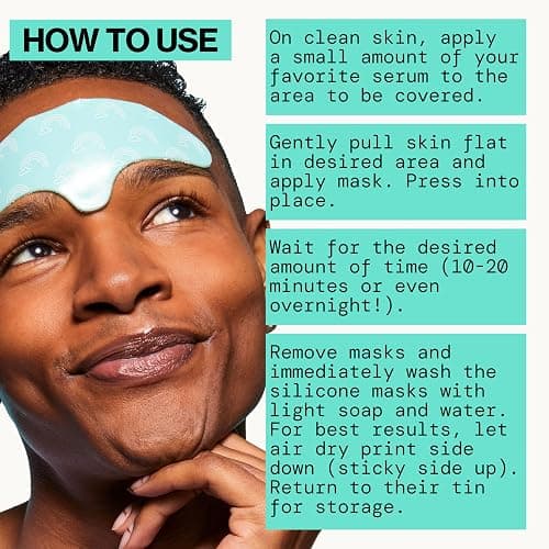 Pacifica Reusable Brow Mask – 100% Silicone Forehead Wrinkle Patch for Brow Lift, Reusable Anti-Wrinkle Pad Smooths Frown Lines, Vegan, Fragrance-Free, Vegan & Cruelty-Free, 1 Piece thumbnail 9