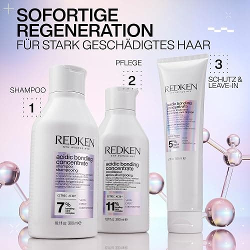 Redken Pflegendes Haarshampoo mit intensivem Schutz vor Farbverlust, Konzentrierte All-In-One Formel, Acidic Bonding Concentrate Shampoo thumbnail 5