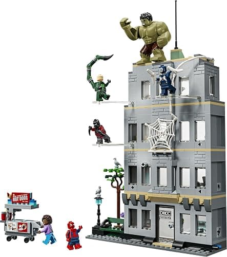 LEGO|Marvel Spider-Man vs. Hulk Epic Clash - Interactive Superhero Toy w/ 4-Floor Office, Action Figure & 5 Minifigures incl. Scorpion - Gift for 8+ Year Old Boys & Fans - 76350 thumbnail 8