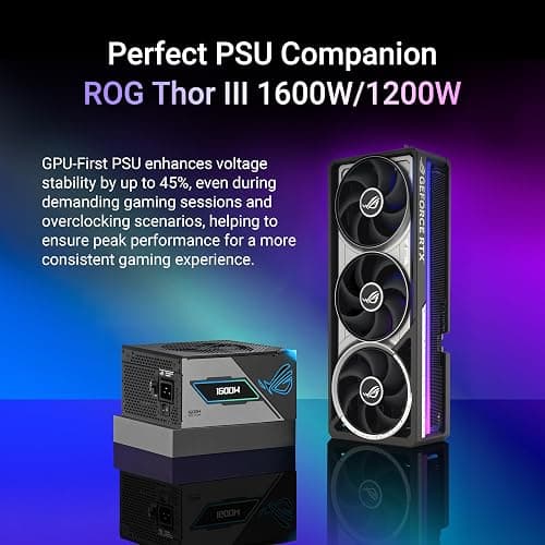 ASUS ROG Astral GeForce RTX™ 5090 OC Edition Gaming Graphics Card (PCIe® 5.0, 32GB GDDR7, HDMI®/DP 2.1, 3.8-Slot, 4-Fan Design, Axial-tech Fans, Patented Vapor Chamber, Phase-Change GPU Thermal pad) thumbnail 6