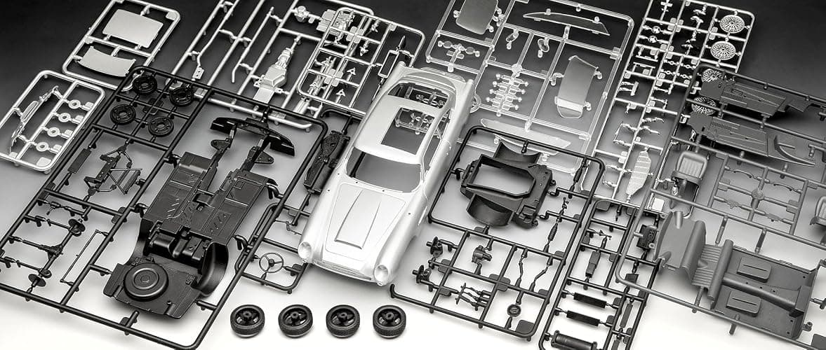 Revell 07746 James Bond Aston Martin DB5 (Click System) 1:24 Scale Unbuilt, Pre-Coloured, Click-Together (Non-Glue), Plastic Model Kit thumbnail 6