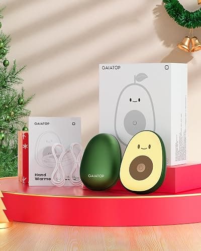 Hand Warmers Rechargeable 2 Pack, Magnetic 3 Settings Fast Heating Avocados Shape, Electric Portable Pocket Heater, Reusable Hot Hands Gifts for Women Men Outdoor Camping Hunting Golf thumbnail 7