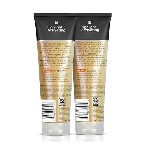 John Frieda Sheer Blonde Highlight Activating Shampoo, Brightening Shampoo for Blonde Hair, Maintains and Enhances Color, Removes Dulling Residue and Instantly Brightens Hair, 8.45 Oz, Pack of 2 thumbnail 6