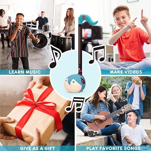 Otamatone Classic Hatsune Miku Vocaloid [Officially Licensed] Japanese Character Electronic Musical Instrument Portable Synthesizer from Japan Maywa Denki for Children Kids and Adults Gift thumbnail 5