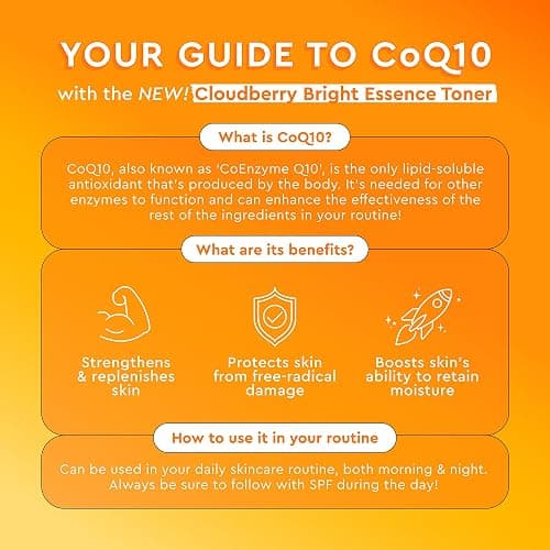 Glow Recipe Cloudberry Brightening Toner + Essence Skincare - CoQ10 Face Toner to Strengthen Skin Barrier + Hydrating Rice Water, Vitamin C, E & 5% Glycerin to Soften & Even Skin Tone (75ml) thumbnail 5