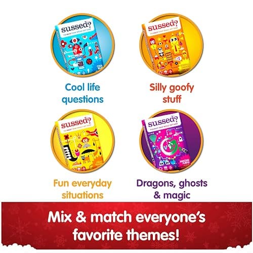 SUSSED The Wacky ‘What Would You Do?’ Card Game - Stocking Stuffer for Teens, Boys, Girls - Social Fun for Kids Ages 10+ & Adults - Great Conversation Starter - Cool Blue Deck thumbnail 5