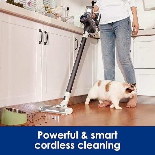 Tineco Pure ONE S11 Cordless Vacuum Cleaner, Smart Stick Handheld Cleaner Strong Suction & Lightweight, Cordless Handheld Vacuum Deep Clean Hair, Hard Floor, Carpet, Car (Pure ONE S11 Grey) thumbnail 2