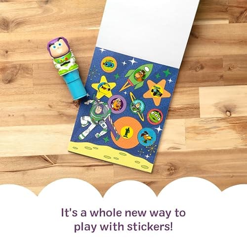Melissa & Doug Sticker Wow!™ 24-Page Activity Pad and Sticker Stamper, 300 Stickers, Arts and Crafts Fidget Toy Collectible Character – Disney Buzz Lightyear - for Kids Ages 3+ - FSC Certified thumbnail 4