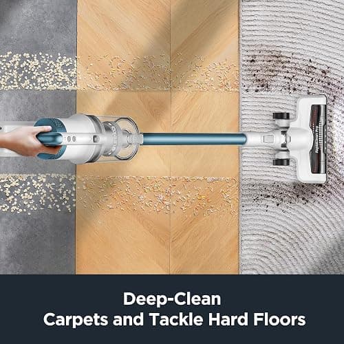 Eureka RapidClean Pro NEC280TL Cordless Stick Vacuum Cleaner – Lightweight 5.3 lbs, 40-Min Runtime, LED Headlights, 3 Power Modes, Ideal for Pet Hair, Hard Floors & Carpets thumbnail 3