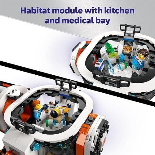 LEGO City Modular Galactic Spaceship Toy - Buildable Space Toy for Kids, Boys and Girls, Ages 7+ - Includes 4 Astronaut Minifigures & Alien Figure - Gift Idea for Birthdays and Holidays - 60446 thumbnail 4