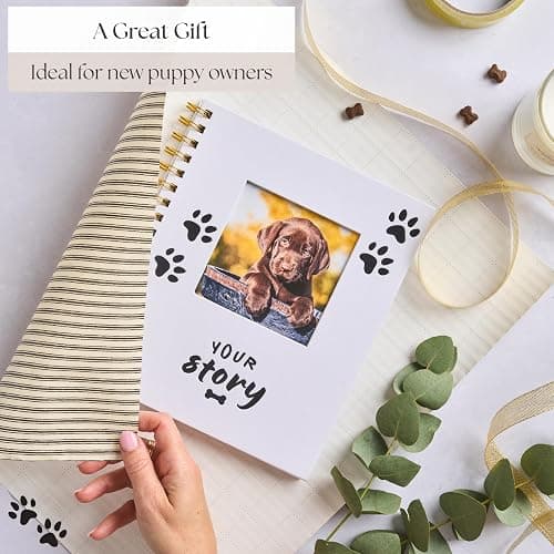 New Puppy Gift – Dog Memory Book & Keepsake Photo Album | Thoughtful Gift for New Puppy Owners, Dog Mums & Dads | Puppy Planner, Diary & Scrapbook thumbnail 3